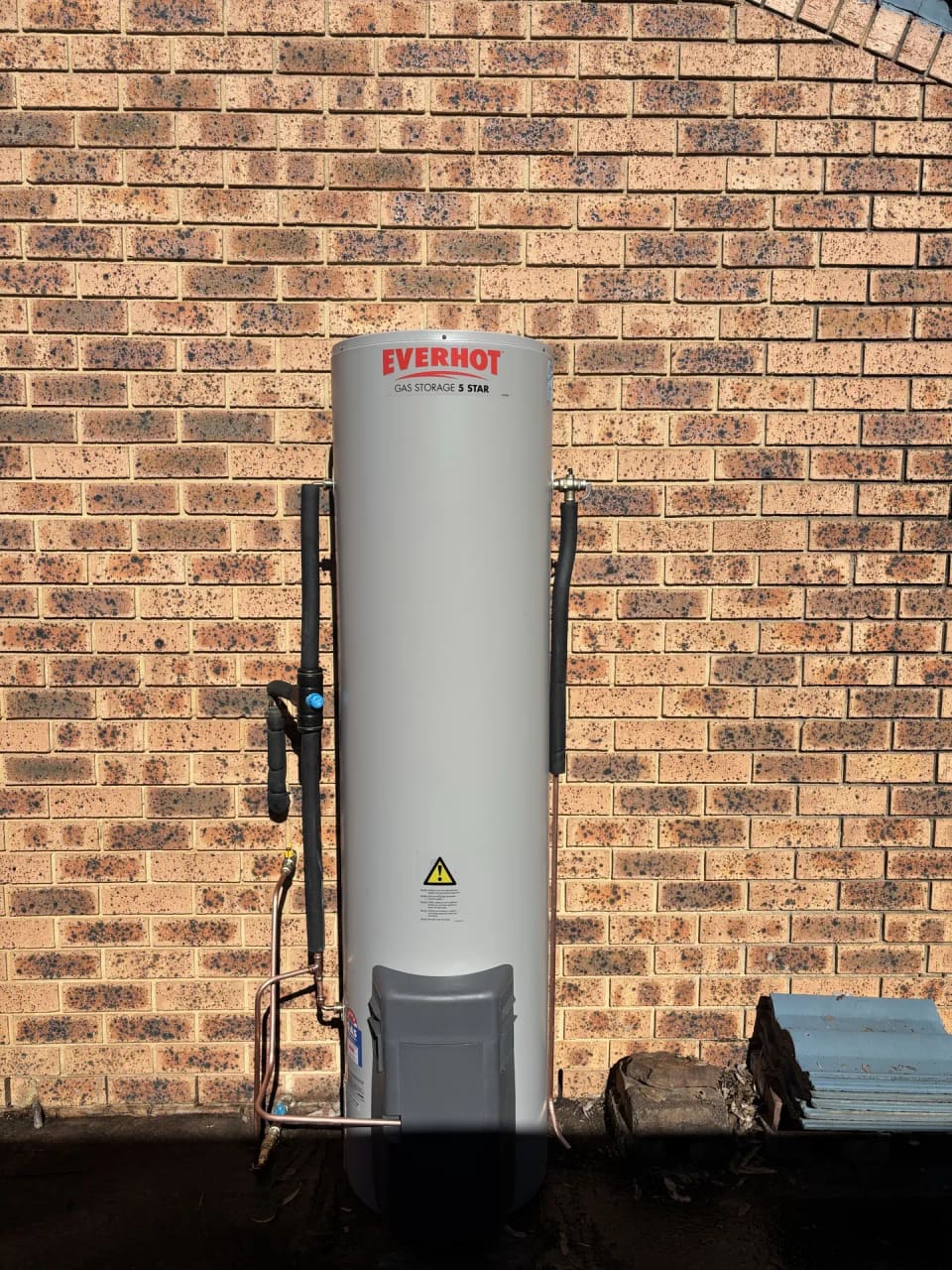 Hot water replacement · Blacktown — installed everhot front view
