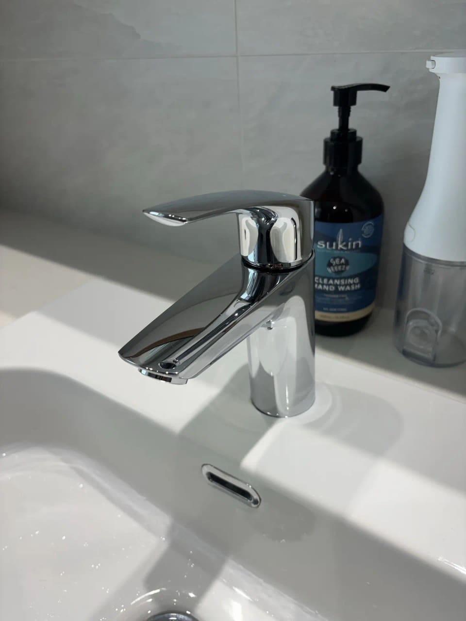 Basin tap replacement · Balmain — installed basin mixer
